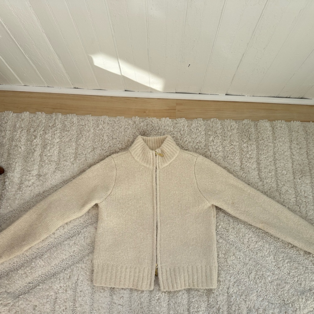 Max Studio Cream Women's Cardigan